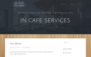 In Cafe Services Screenshot